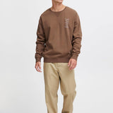 Sudadera !Solid Halvard Rain Drum - ECRU