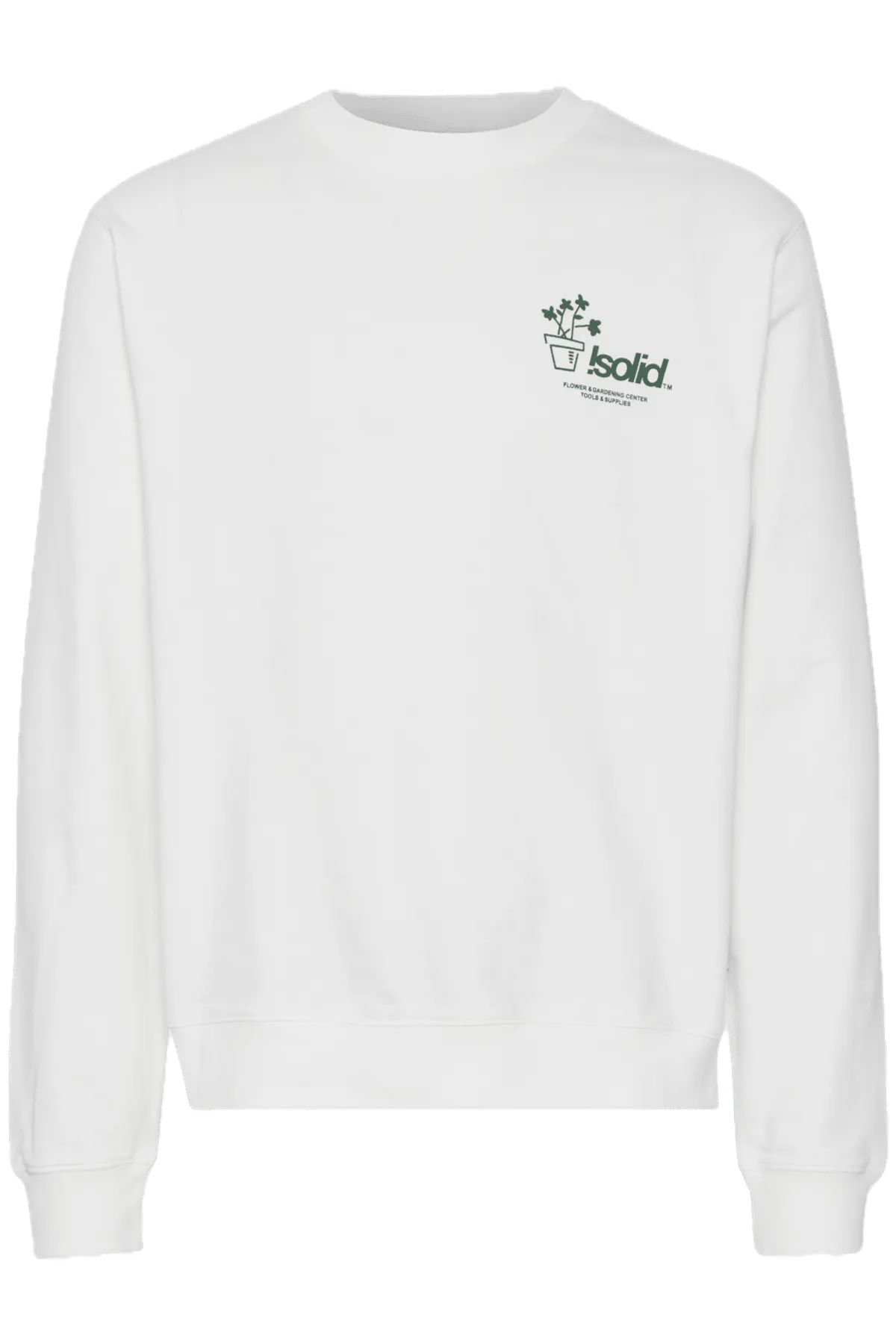 Sudadera !Solid Imran Off White - ECRU