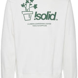 Sudadera !Solid Imran Off White - ECRU