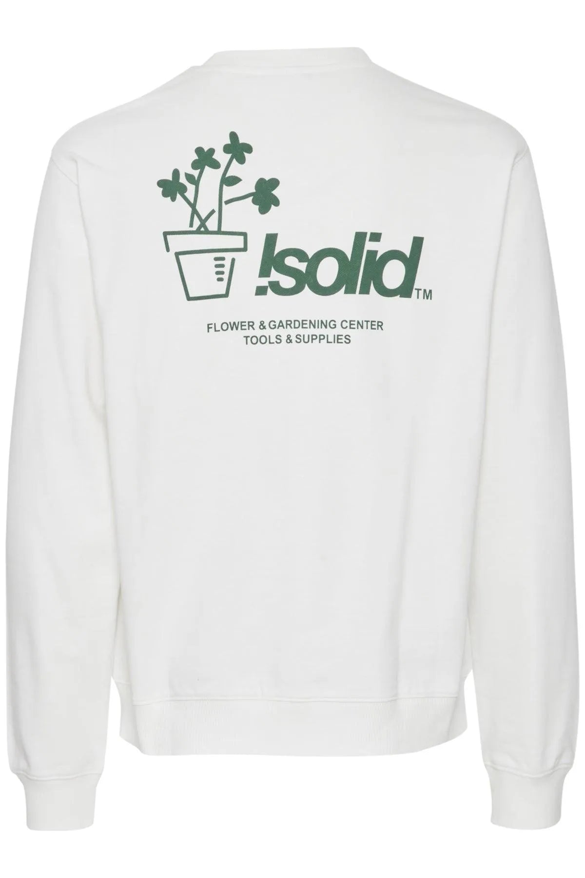 Sudadera !Solid Imran Off White - ECRU