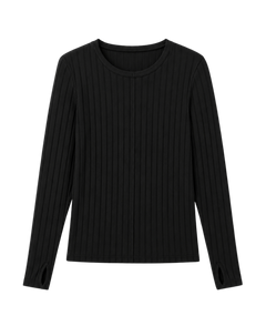 Top Suite13Lab Viana Black - flat frontal