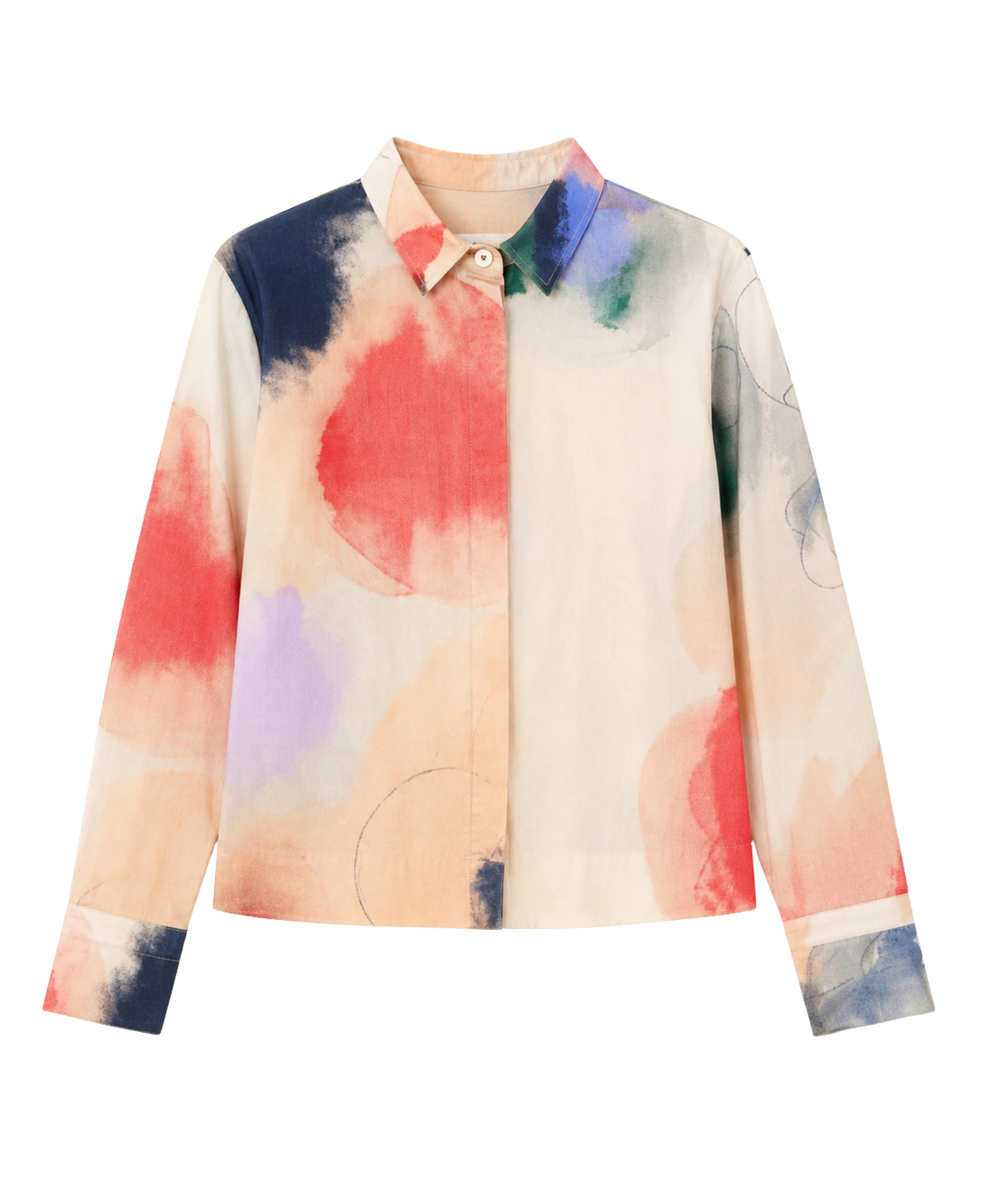 Camisa Suite13Lab Vila Print Garden - flat frontal