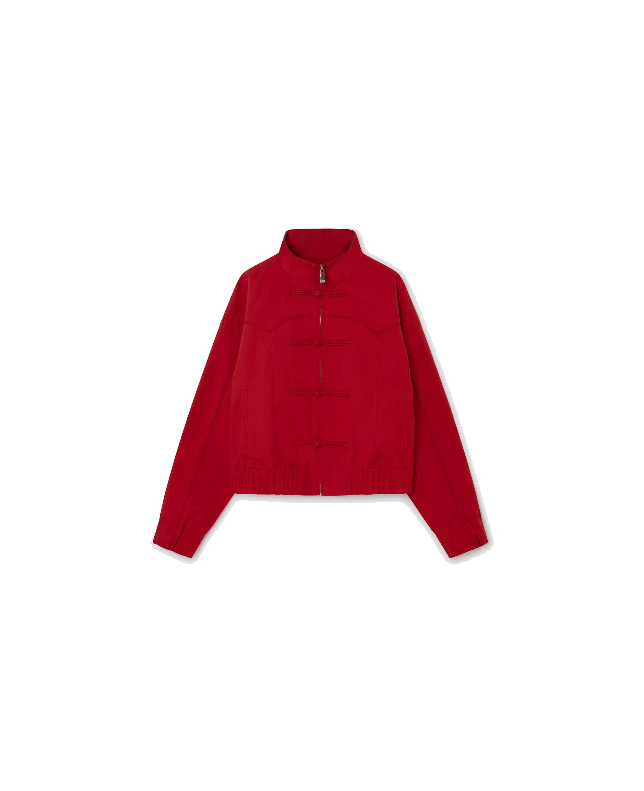 Cazadora Bomber LAAGAM Sylvie Red · fotografía oficial de la prenda
