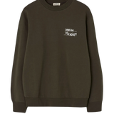 Sudadera LOREAK MENDIAN Tagline Dark Khaki