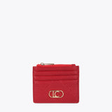 Tarjetero LOLA CASADEMUNT Monograma Rombos Rojo