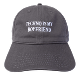 IDEA Techno Is My Boyfriend Charcoal Cap
