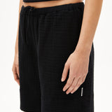 ARMEDANGELS Teonaa Musselin Schwarze Shorts