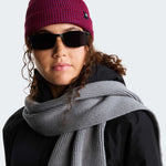THE NORTH FACE Fisherman Beanie Burgundy Crush Multi vista 2