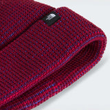 THE NORTH FACE Fisherman Beanie Burgundy Crush Multi vista 3