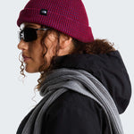 THE NORTH FACE Fisherman Beanie Burgundy Crush Multi vista 4