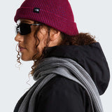 THE NORTH FACE Fisherman Beanie Burgundy Crush Multi vista 4