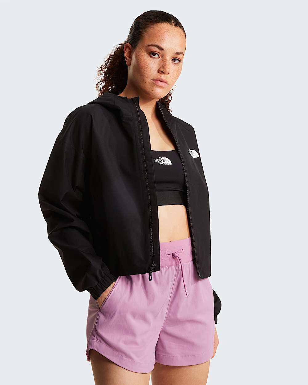 THE NORTH FACE Chaqueta corta Quest DryVent mujer TNF Black, vista 4