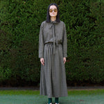 The Tiny Big Sister falda Check Elasticated azul marino, vista alternativa