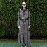 The Tiny Big Sister falda Check Elasticated azul marino, vista alternativa