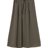 Falda The Tiny Big Sister Check Azul Marino — flat frontal con fondo transparente