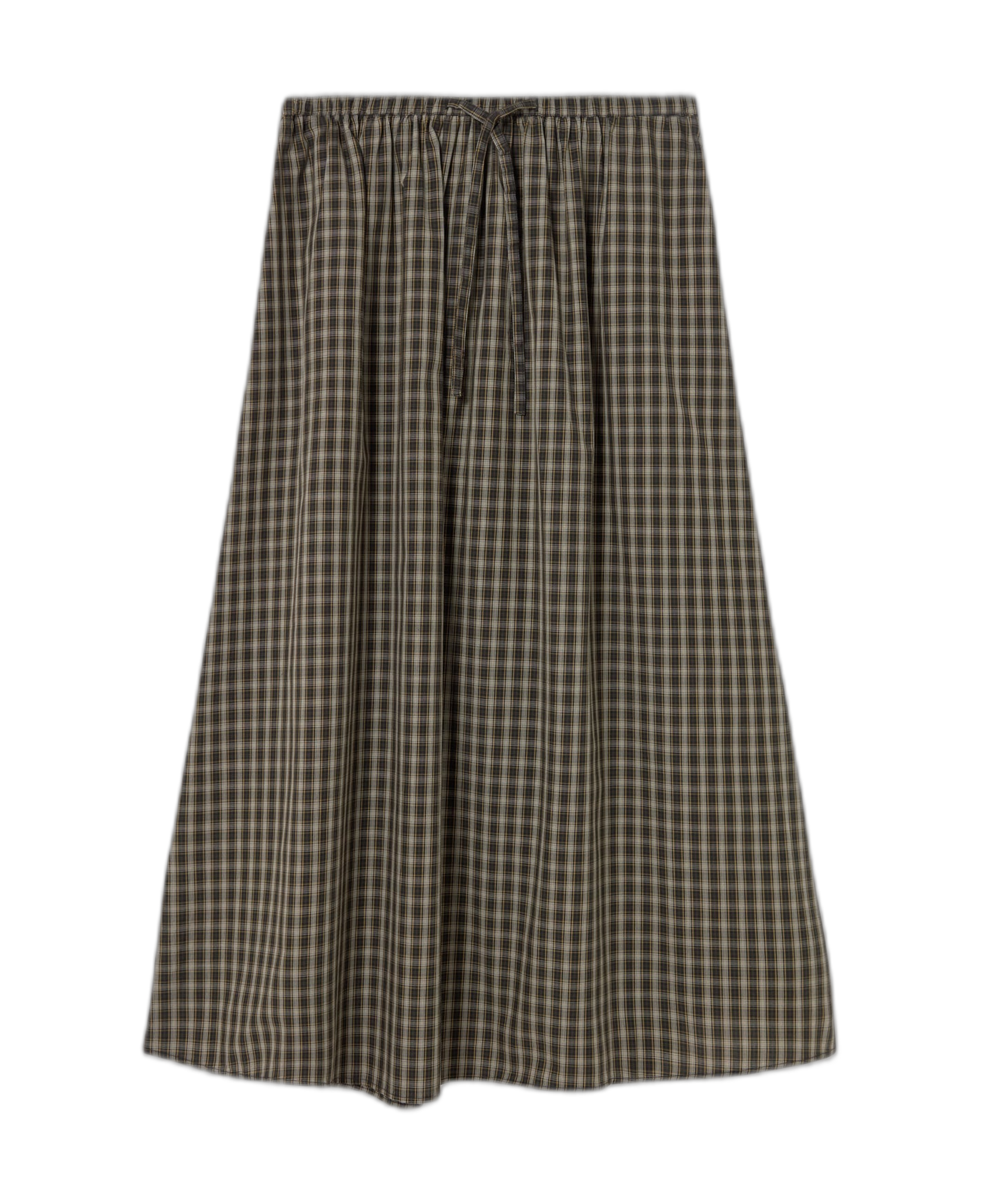 Falda The Tiny Big Sister Check Azul Marino — flat frontal con fondo transparente