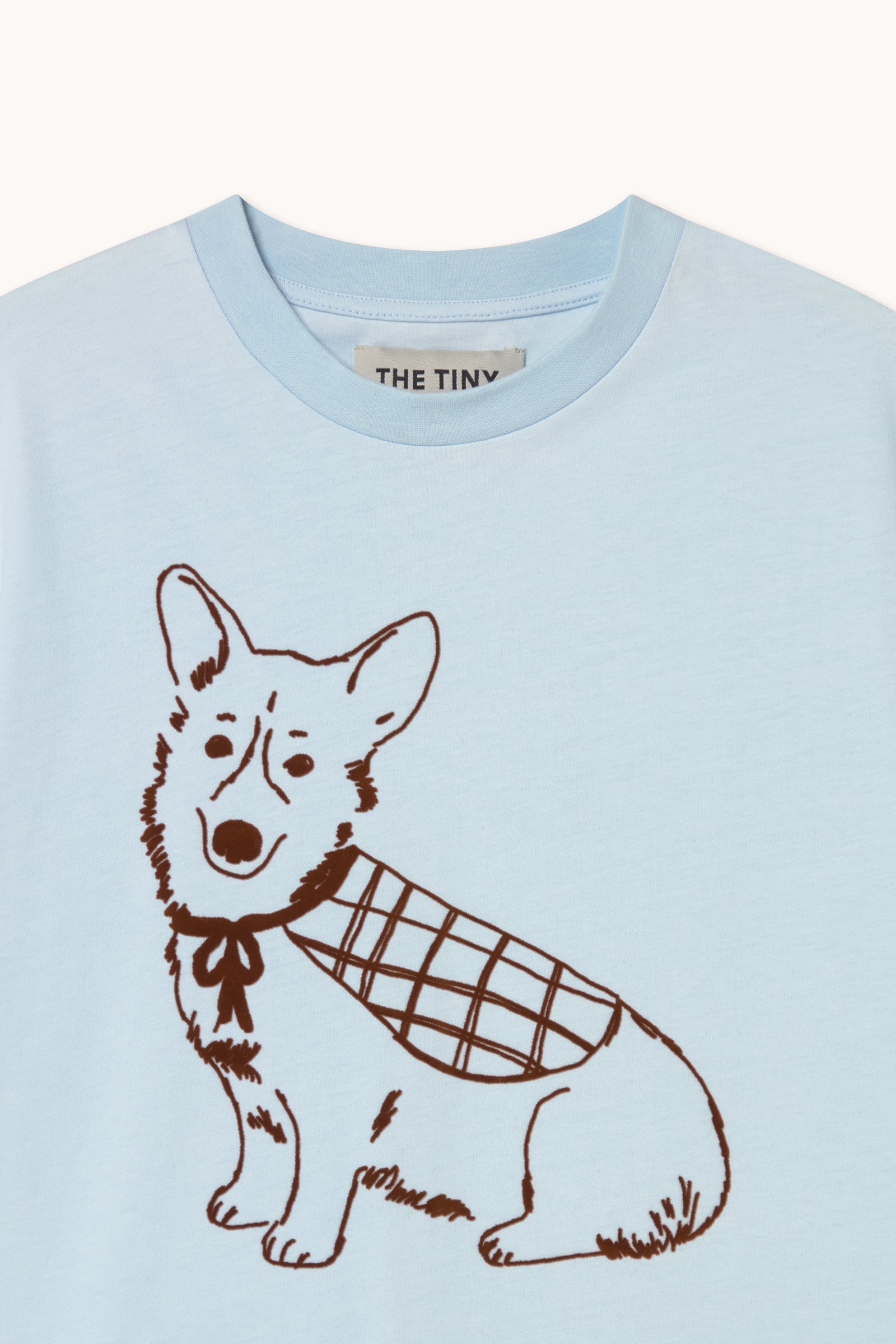 The Tiny Big Sister camiseta Dog azul Pretty Blue, detalle de producto