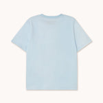 The Tiny Big Sister camiseta Dog azul Pretty Blue, vista posterior