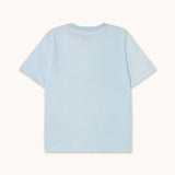 The Tiny Big Sister camiseta Dog azul Pretty Blue, vista posterior