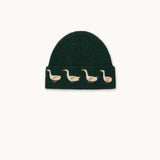 The Tiny Big Sister gorro Geese Beanie azul tinta, vista posterior