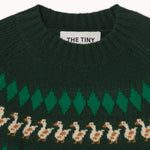 The Tiny Big Sister jersey Geese azul tinta, detalle de producto
