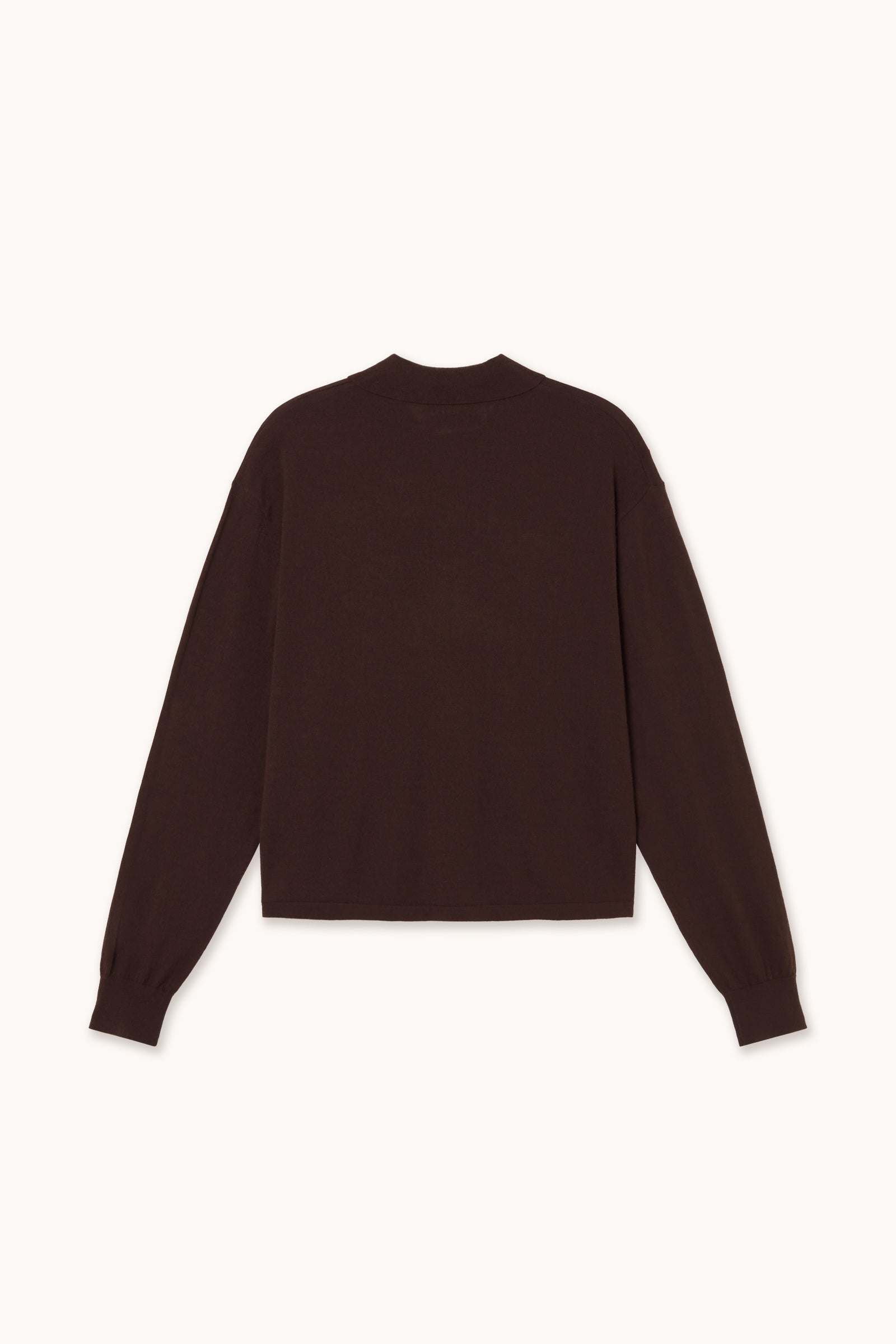 The Tiny Big Sister polo de punto Roses color umber, vista posterior