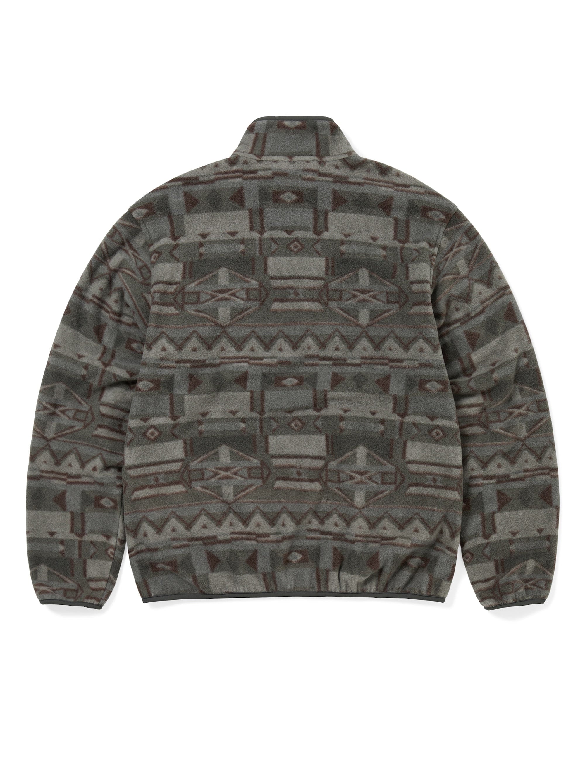 Forro polar THISISNEVERTHAT Fleece Pullover Brown, vista posterior