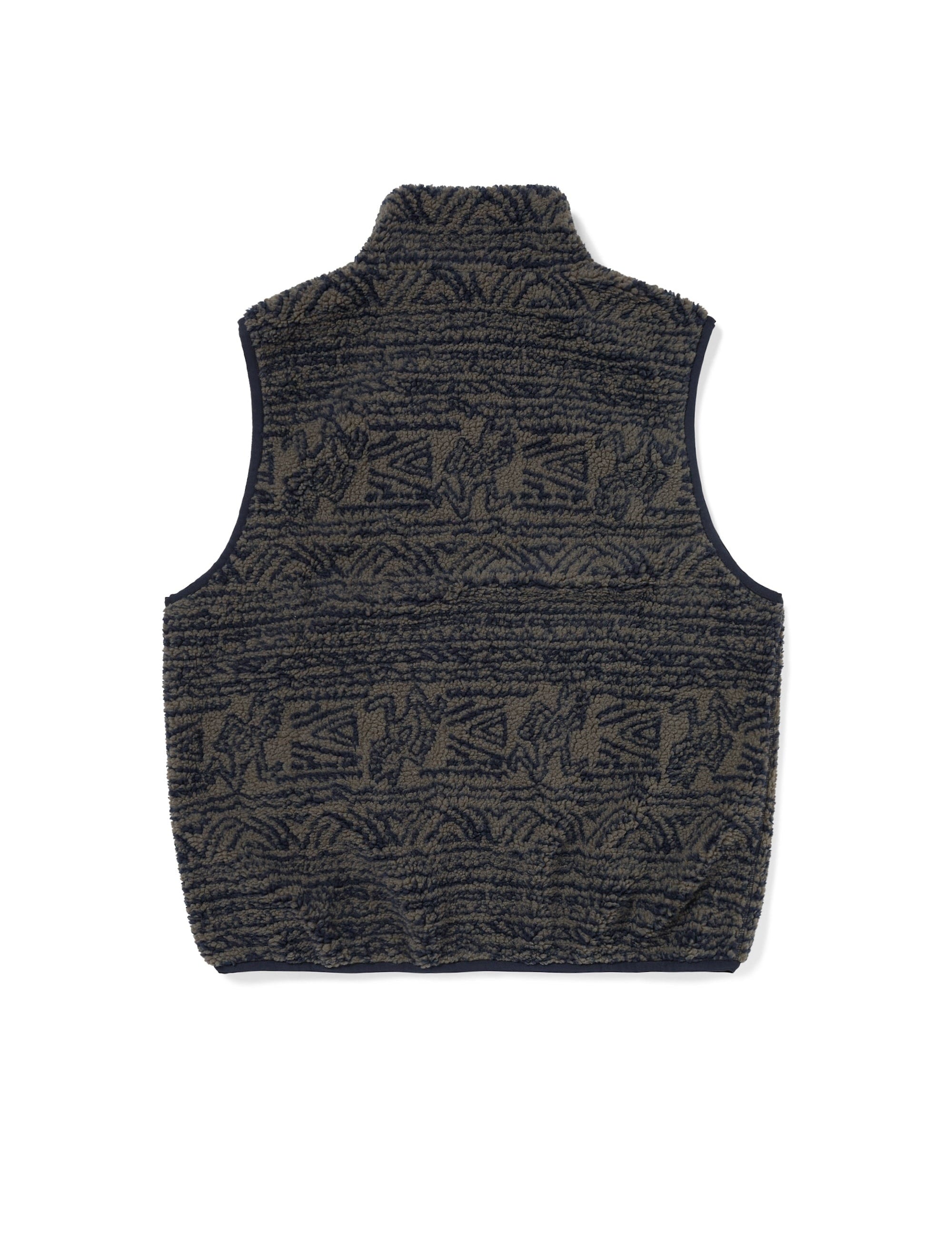 Chaleco reversible THISISNEVERTHAT x GRAMICCI Reversible Fleece Vest Dark Navy, vista posterior