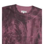 Jersey THISISNEVERTHAT Abstract Web Knit Sweater Magenta — detalle