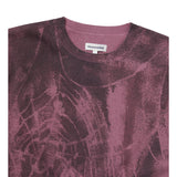 Jersey THISISNEVERTHAT Abstract Web Knit Sweater Magenta — detalle