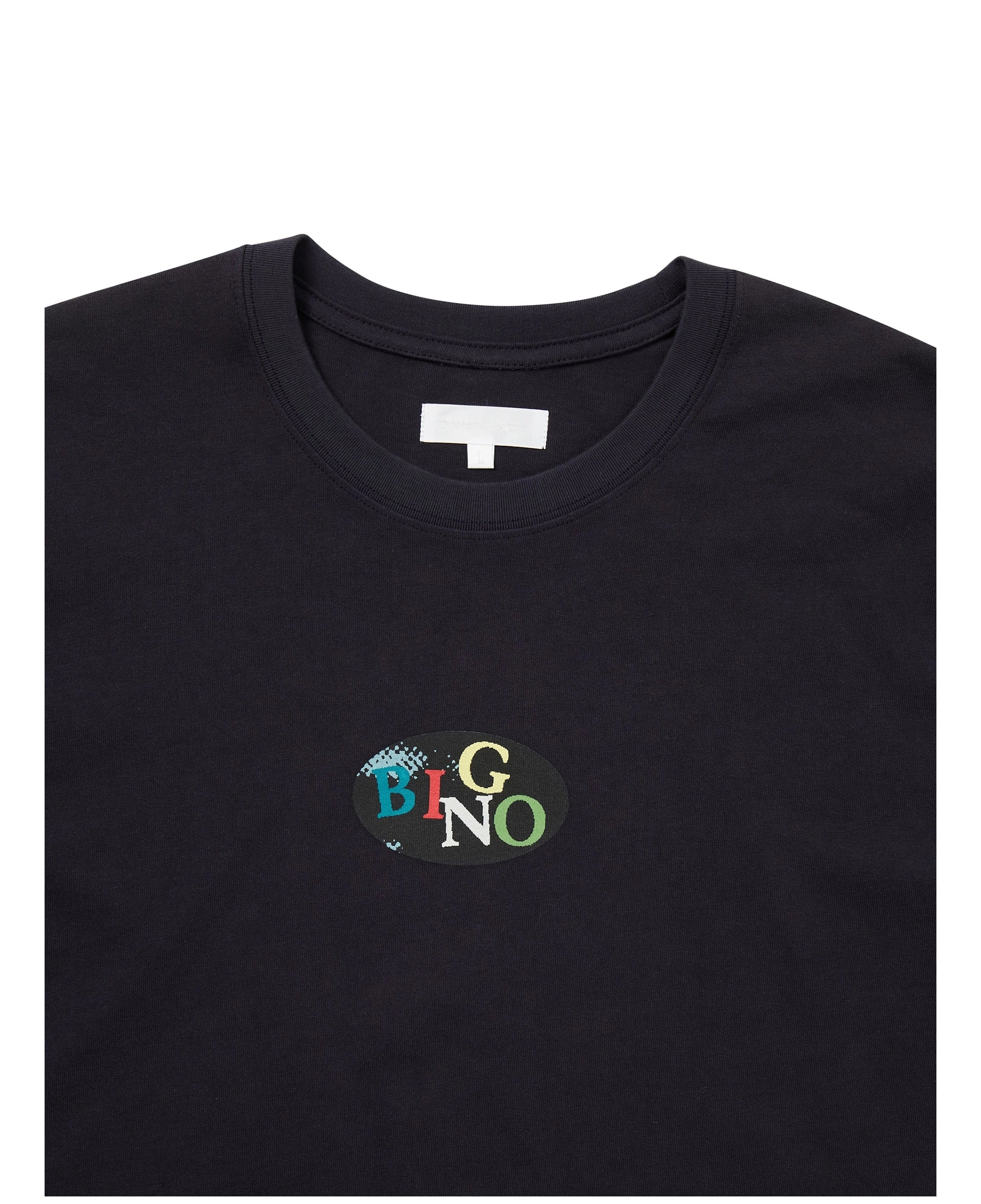Camiseta THISISNEVERTHAT Bingo Doggy Tee Damaged Black — detalle