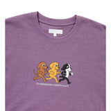 Camiseta THISISNEVERTHAT Dogs Tee Dark Ruby — detalle