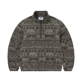 Forro polar THISISNEVERTHAT Fleece Pullover Brown — vista frontal