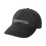 Gorra THISISNEVERTHAT Onyx Logo Cap Charcoal — vista frontal