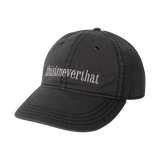 Gorra THISISNEVERTHAT Onyx Logo Cap Charcoal — vista frontal