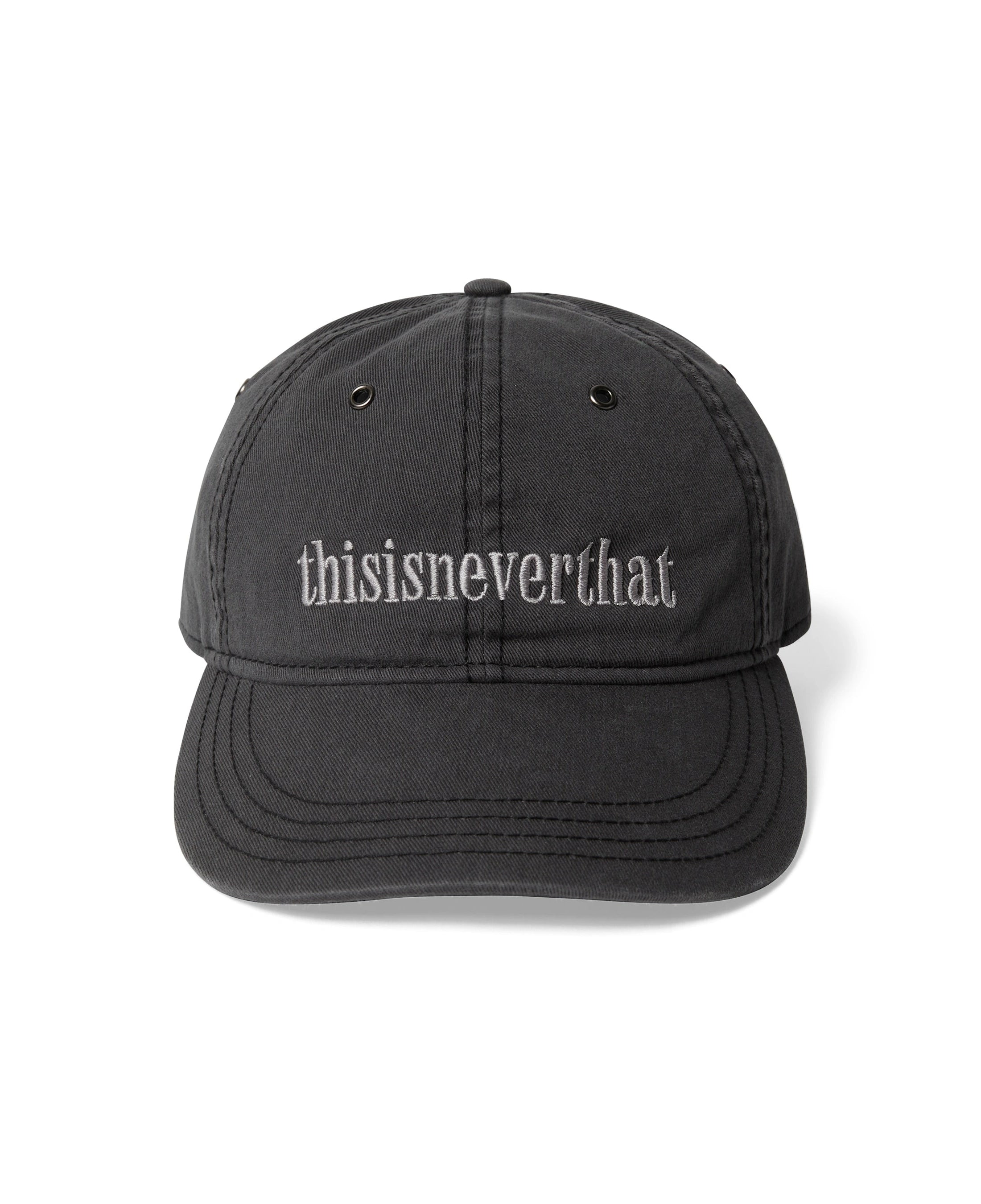 Gorra THISISNEVERTHAT Onyx Logo Cap Charcoal — detalle
