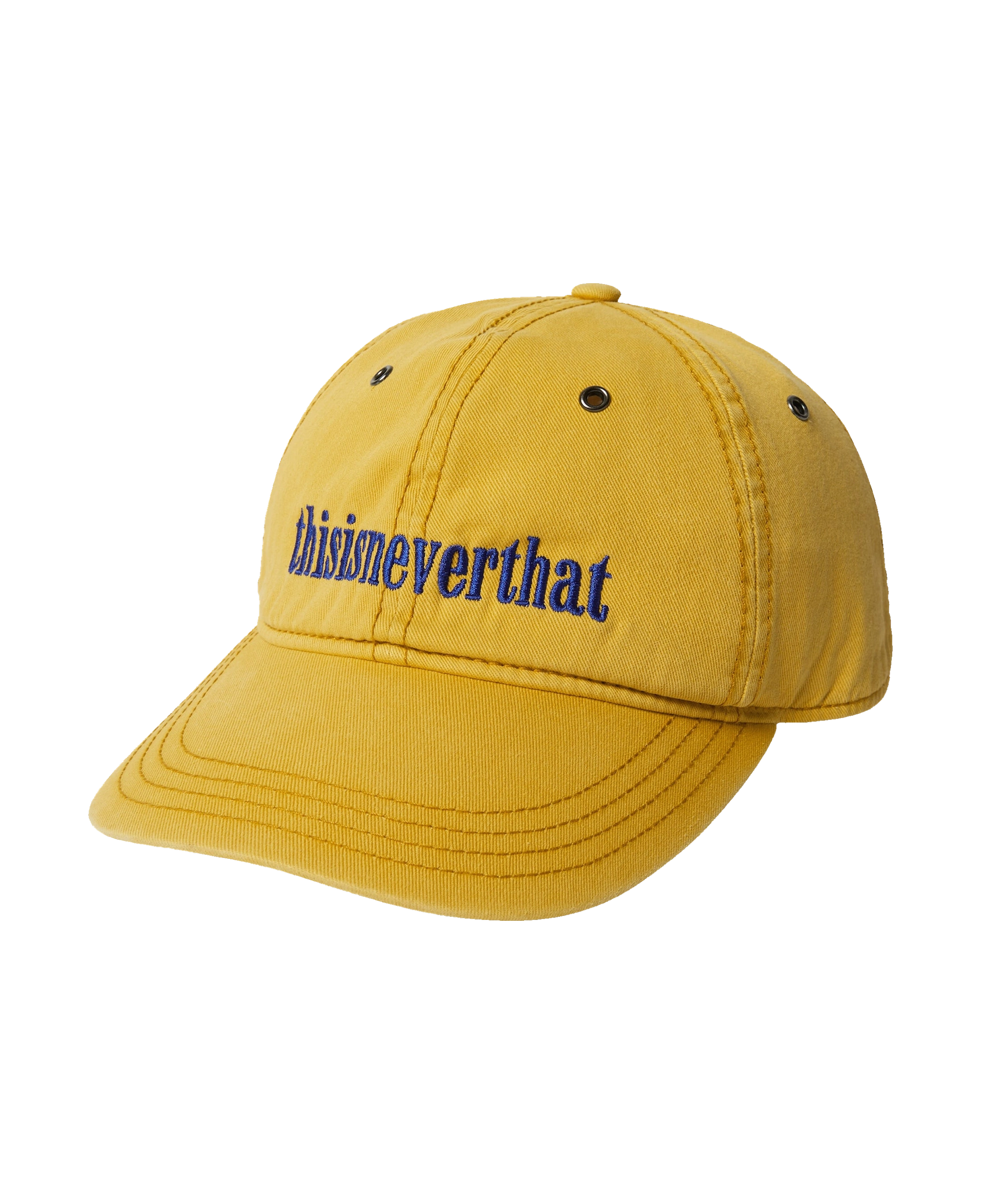 Gorra THISISNEVERTHAT Onyx Logo Cap Yellow — vista frontal
