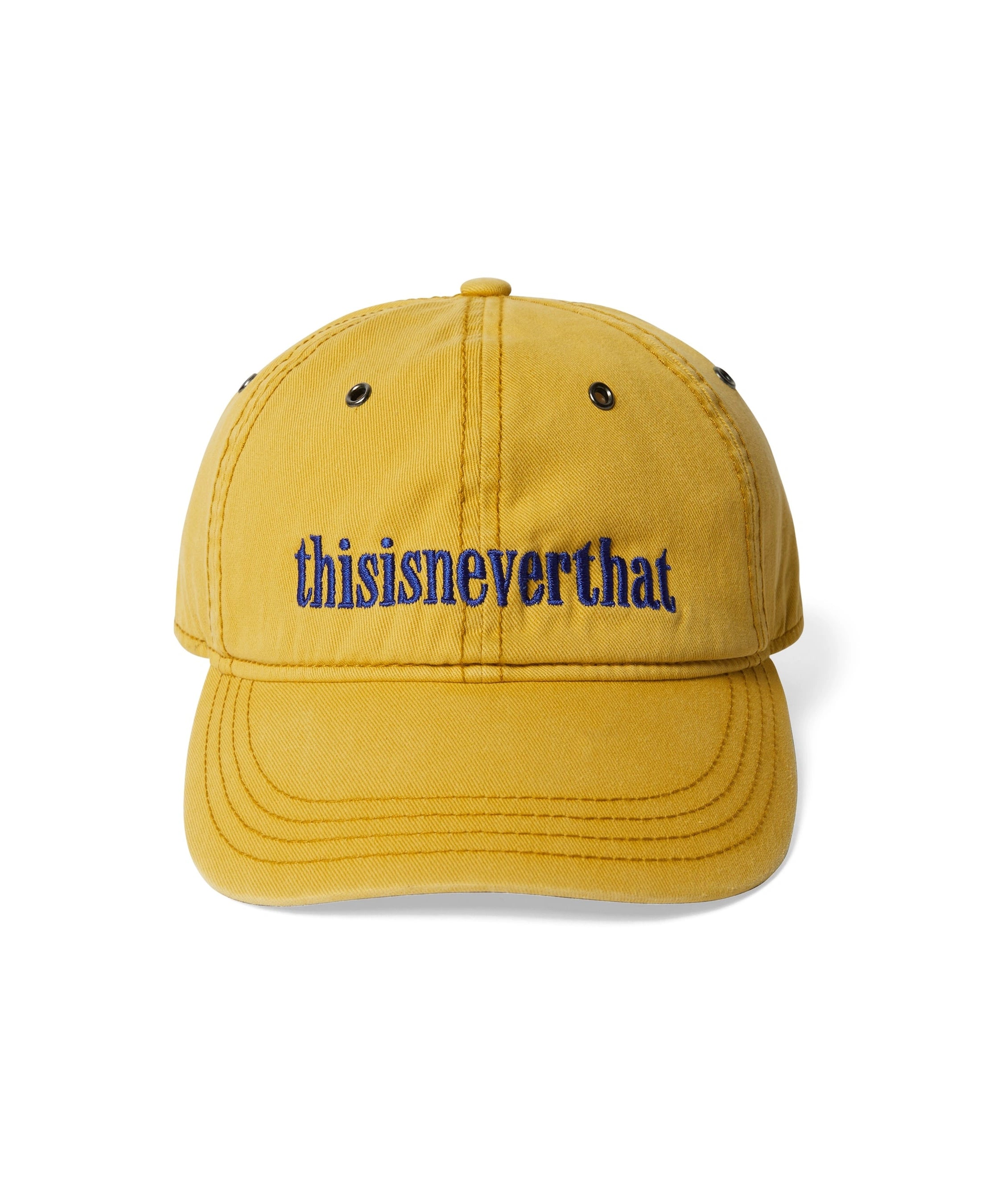 Gorra THISISNEVERTHAT Onyx Logo Cap Yellow — detalle