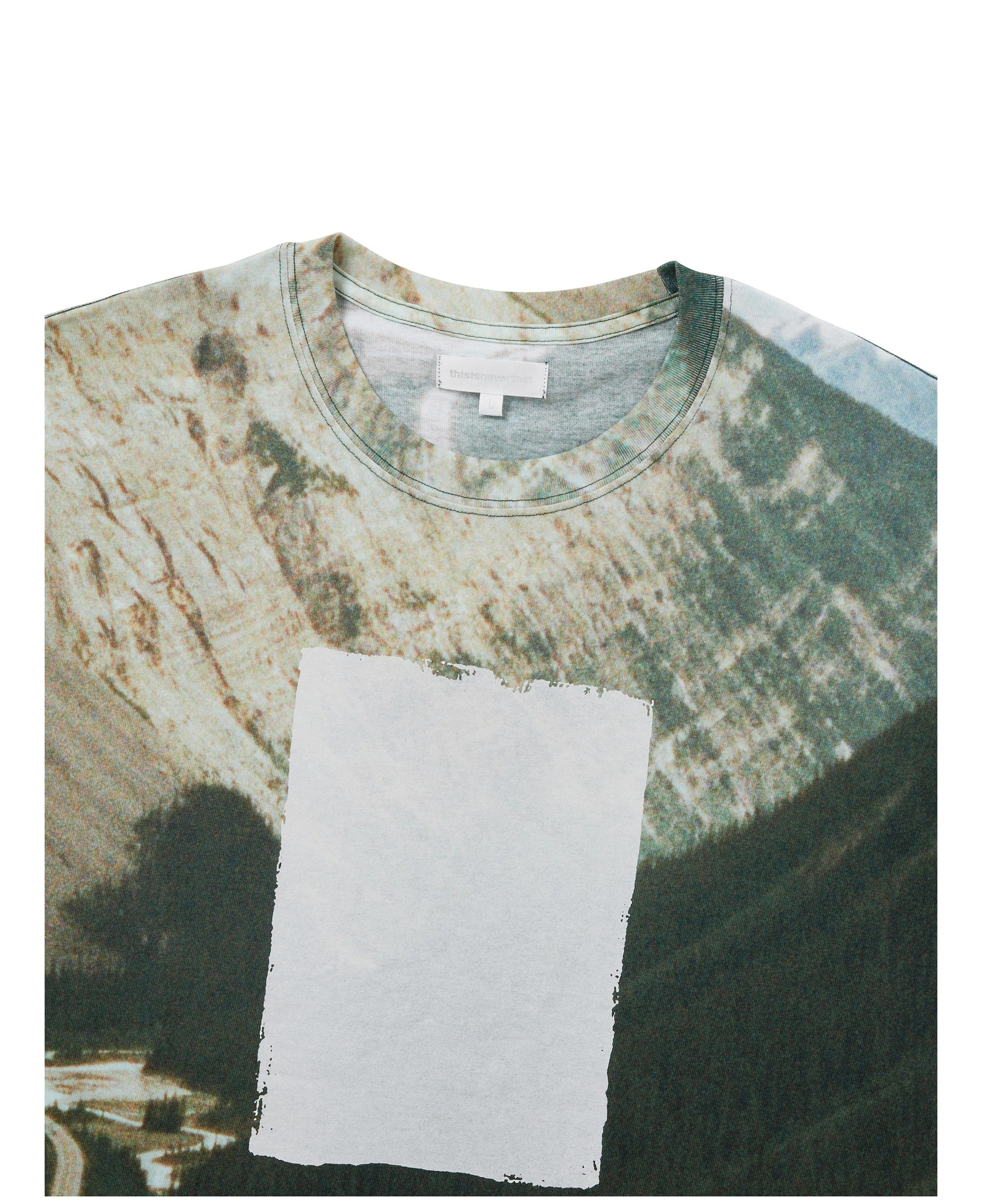 Camiseta THISISNEVERTHAT Paint Slab Tee Landscape — detalle