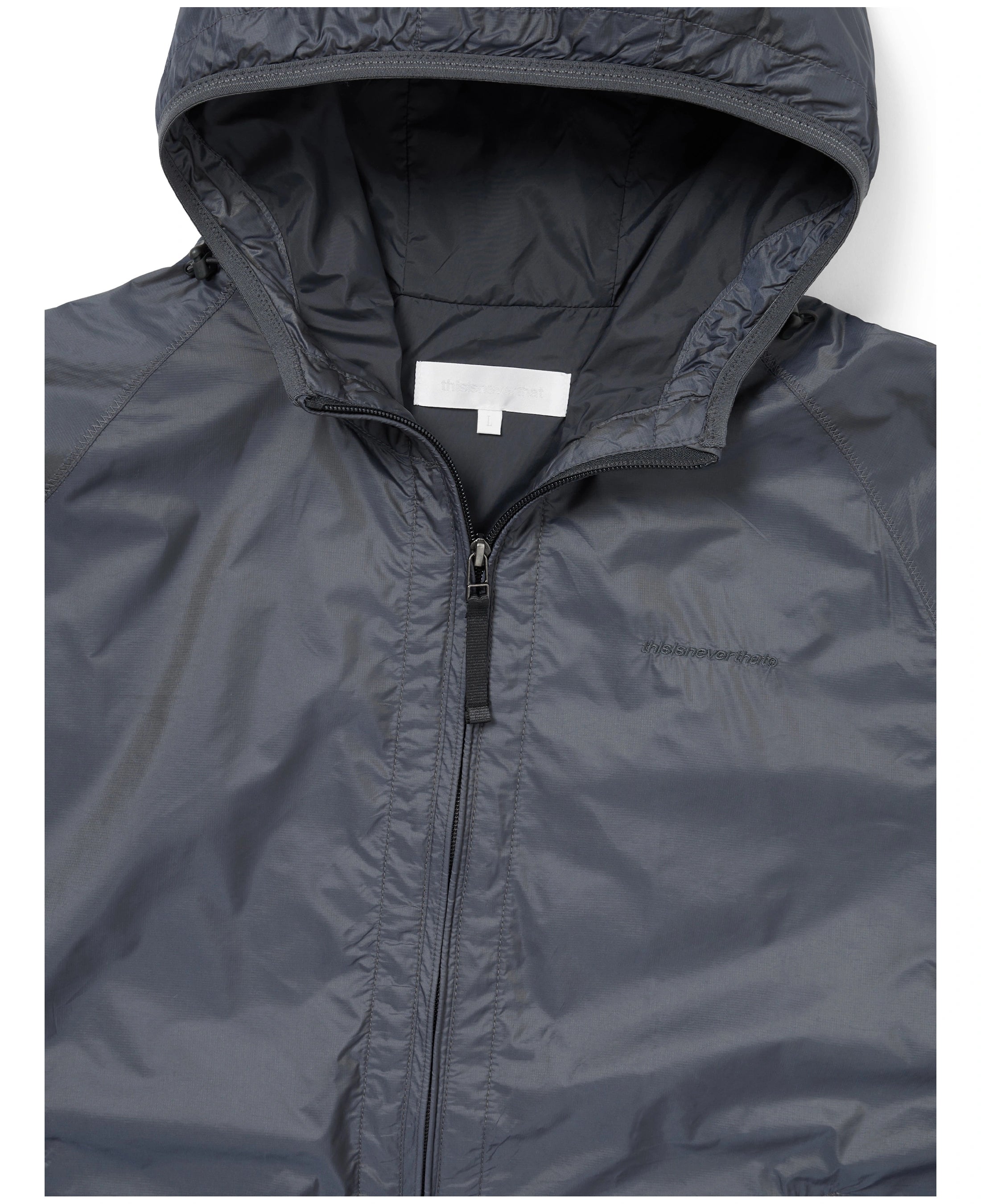 Cortavientos THISISNEVERTHAT PERTEX SP-Logo Windbreaker Navy — detalle