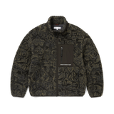 Chaqueta THISISNEVERTHAT SP Sherpa Fleece Jacket Brown — vista frontal