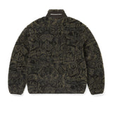Chaqueta THISISNEVERTHAT SP Sherpa Fleece Jacket Brown — vista trasera