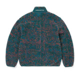 Chaqueta THISISNEVERTHAT SP Sherpa Fleece Jacket Green — vista trasera