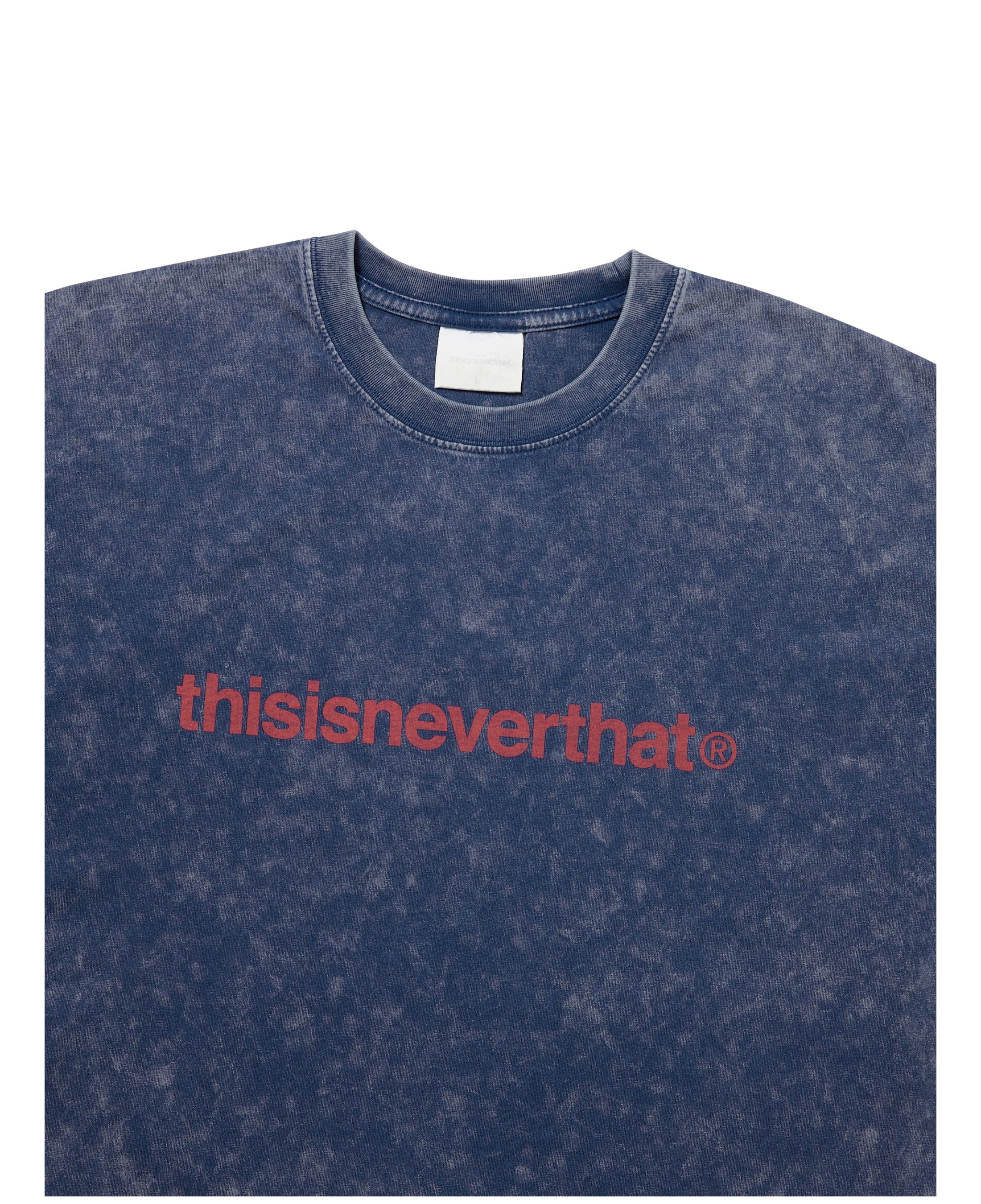 Camiseta de manga larga THISISNEVERTHAT T-Logo L/S Tee Royal Blue — detalle