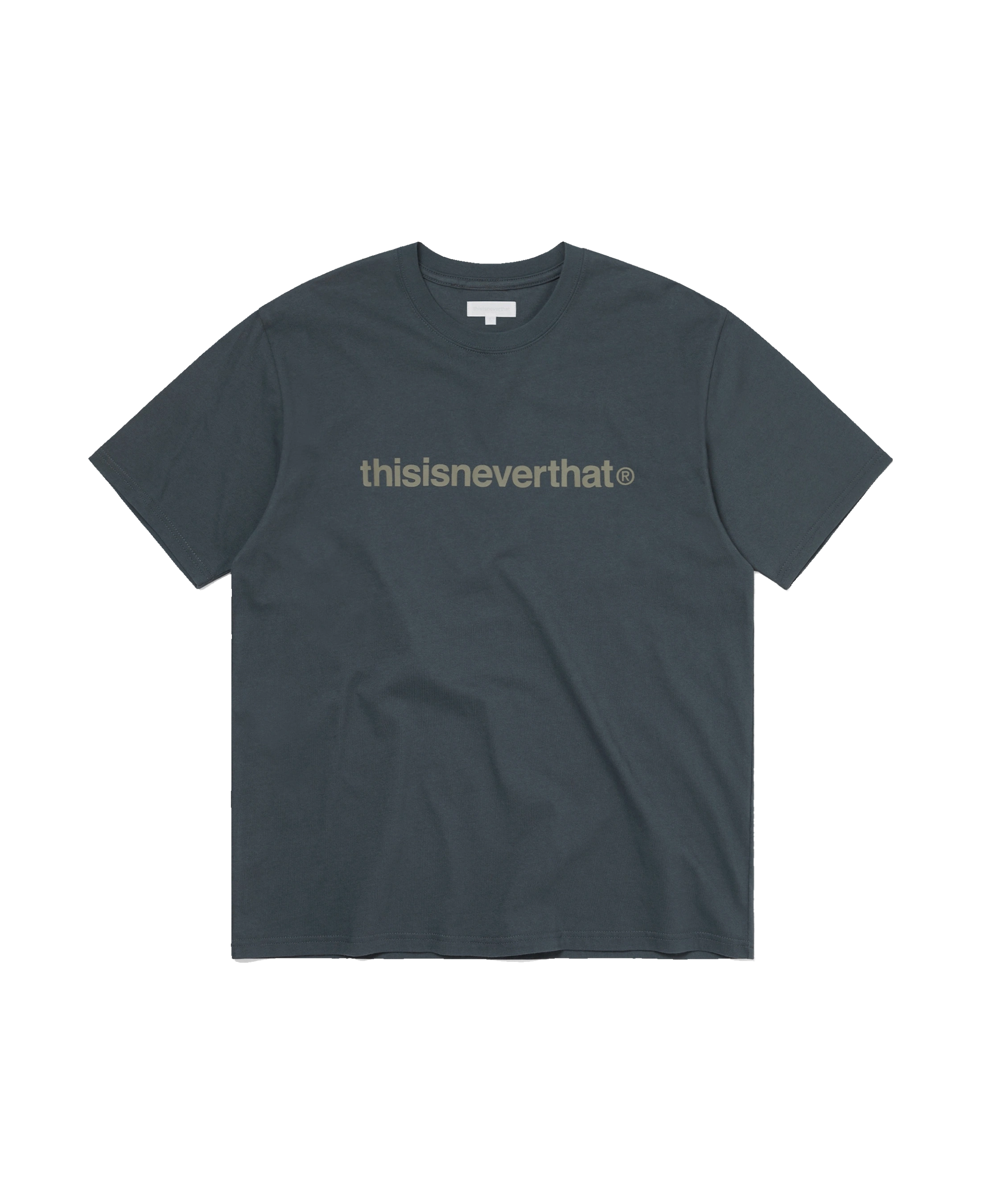 Camiseta THISISNEVERTHAT T-Logo Tee Blue Grey — vista frontal