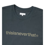Camiseta THISISNEVERTHAT T-Logo Tee Blue Grey — detalle