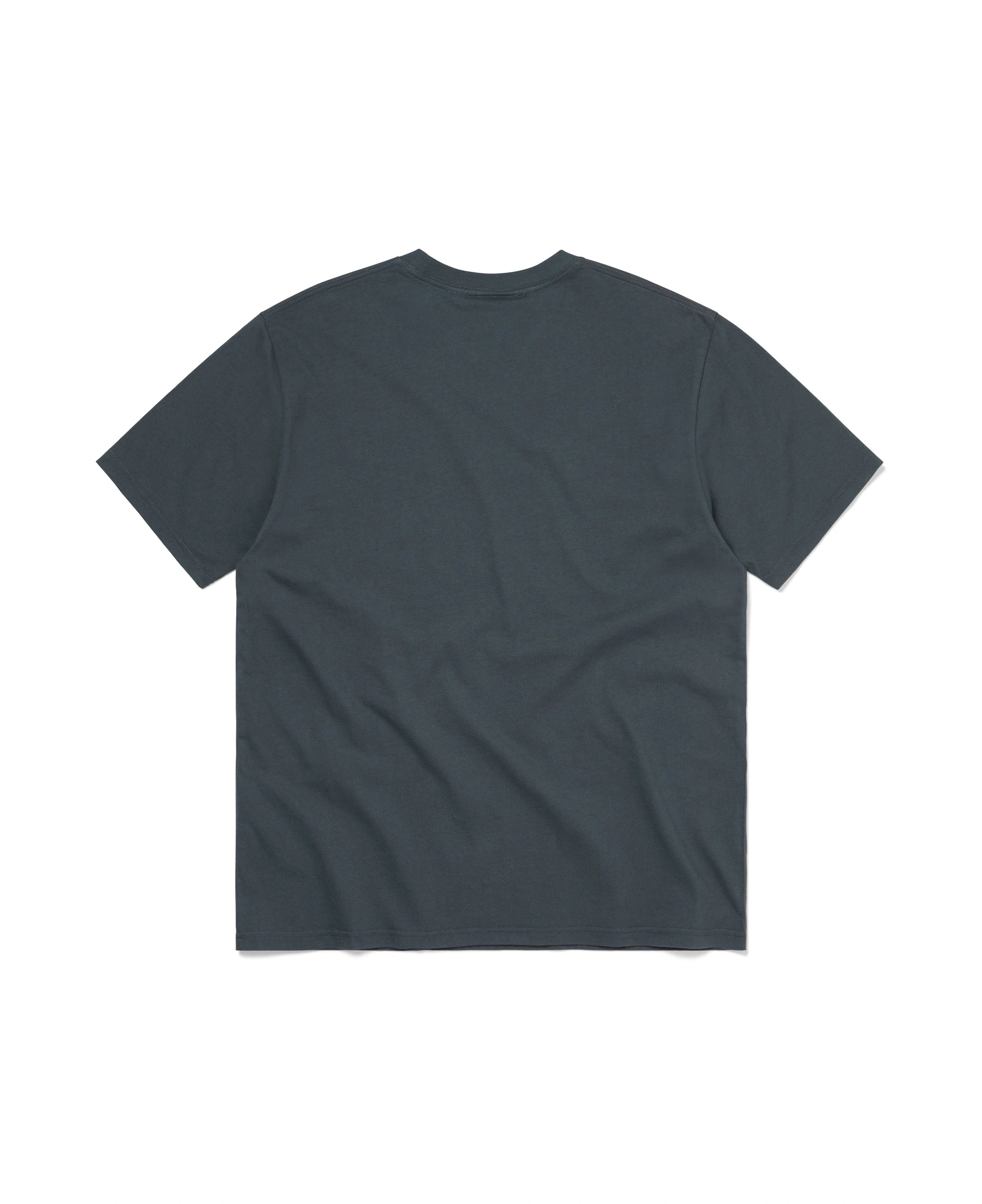 Camiseta THISISNEVERTHAT T-Logo Tee Blue Grey — vista trasera