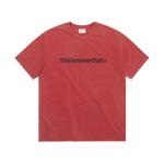 Camiseta THISISNEVERTHAT T-Logo Tee Red — vista frontal