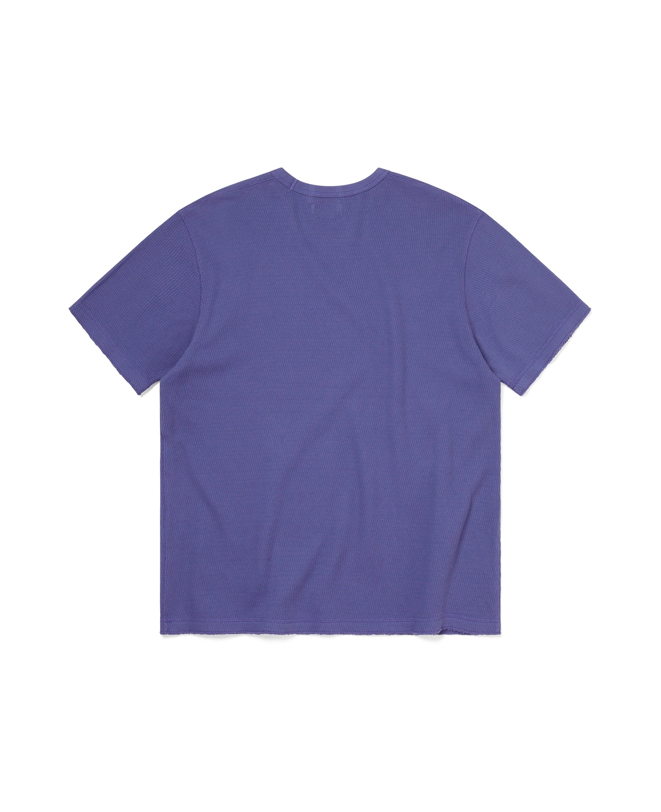 Camiseta THISISNEVERTHAT Waffle Tee Purple — vista trasera
