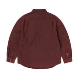 Camisa THISISNEVERTHAT Washed Denim Shirt Red — vista trasera